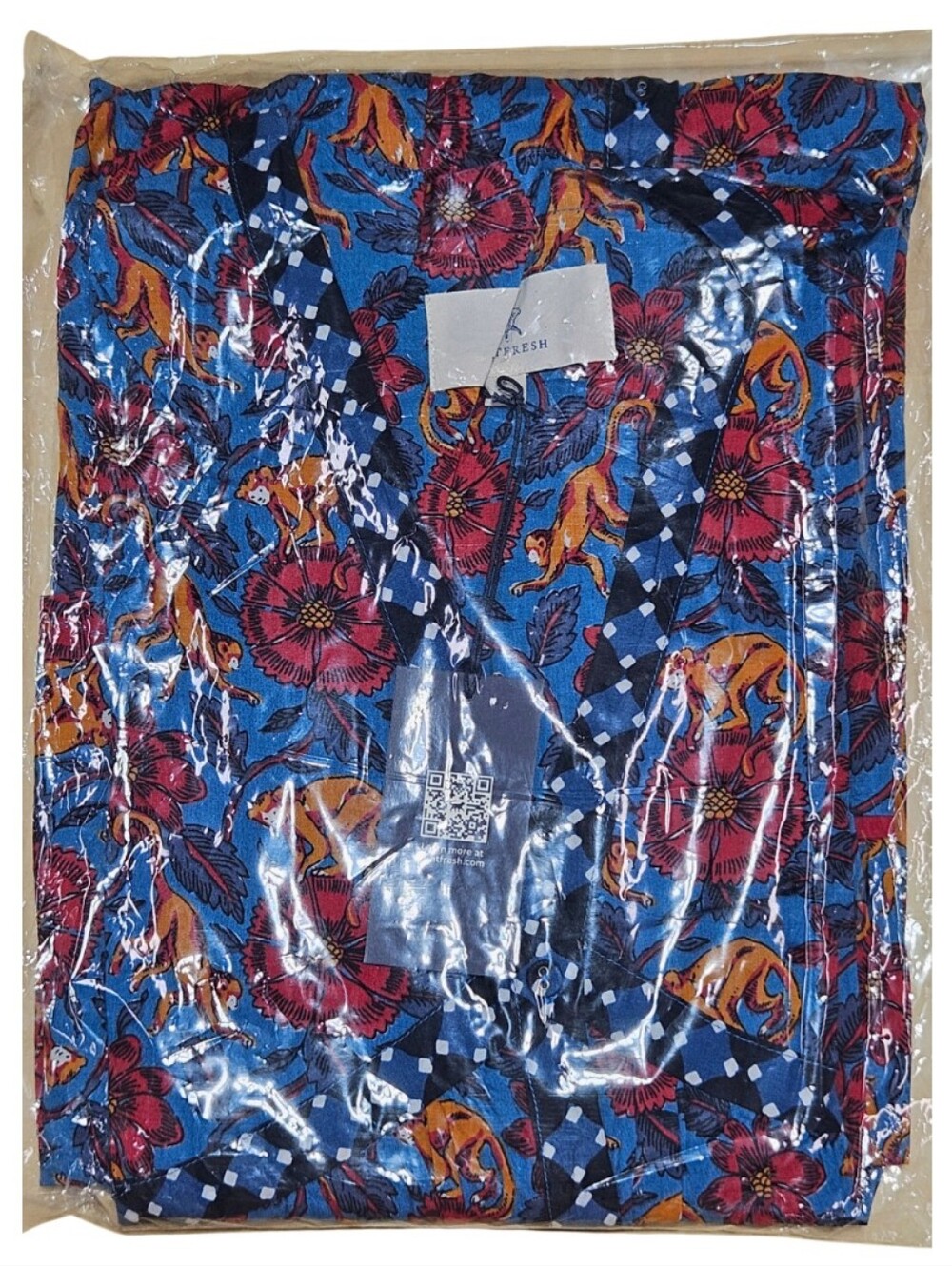 Printfresh Dress Small Monkey Leaps & Bounds Make the Moment Touch the Sky 🐒🐵